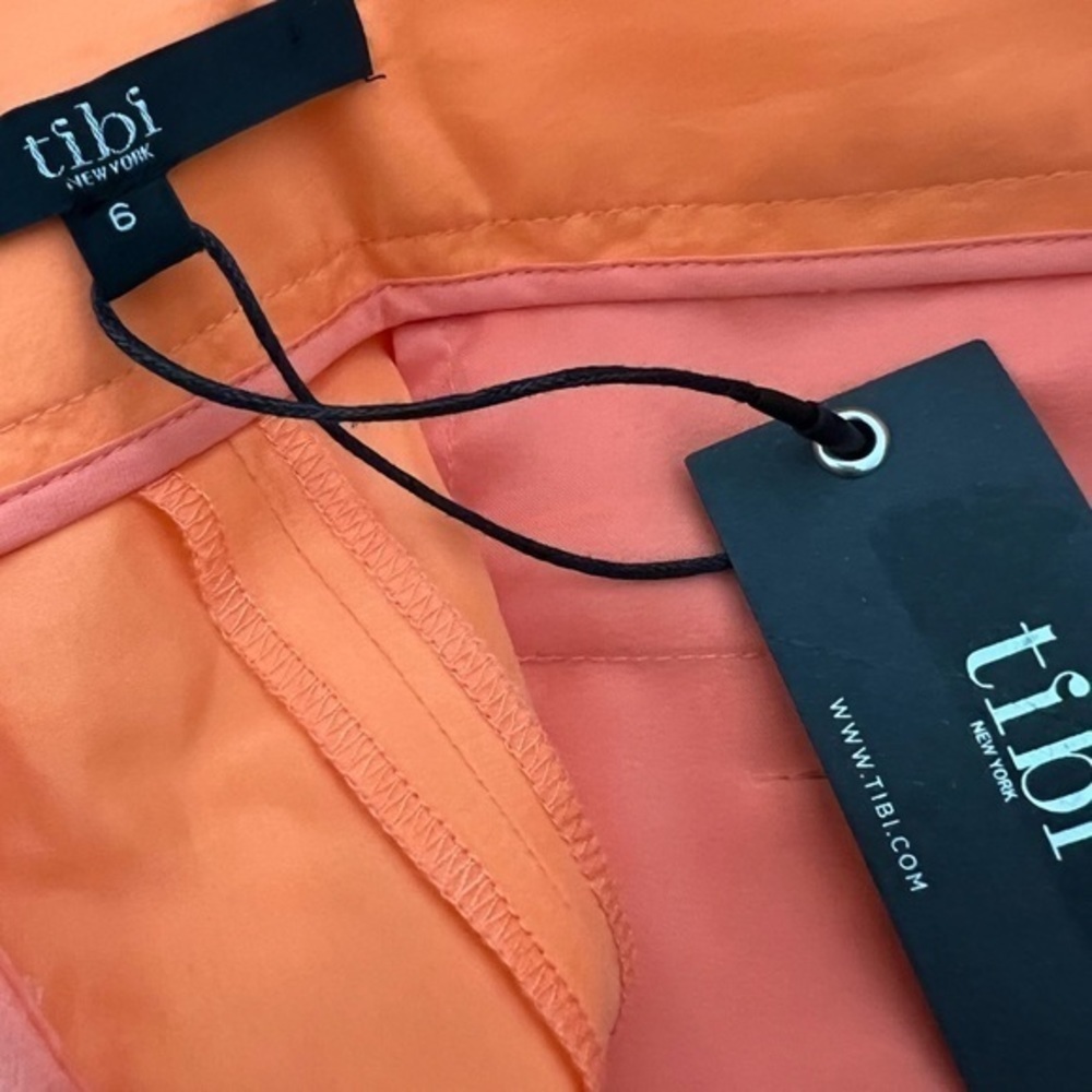 Tibi orange silk pants size 6 - Picture 10 of 10